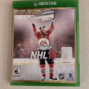 NHL 16 Deluxe Edition for XBOX One w case and manual